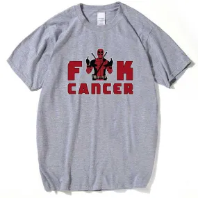 2017 Anime Tshirts Deadpool Funk Cancer T-Shirt P**k Rap Alternative Rock And Roll Games Tee Letter Rocker Clothing 3XL