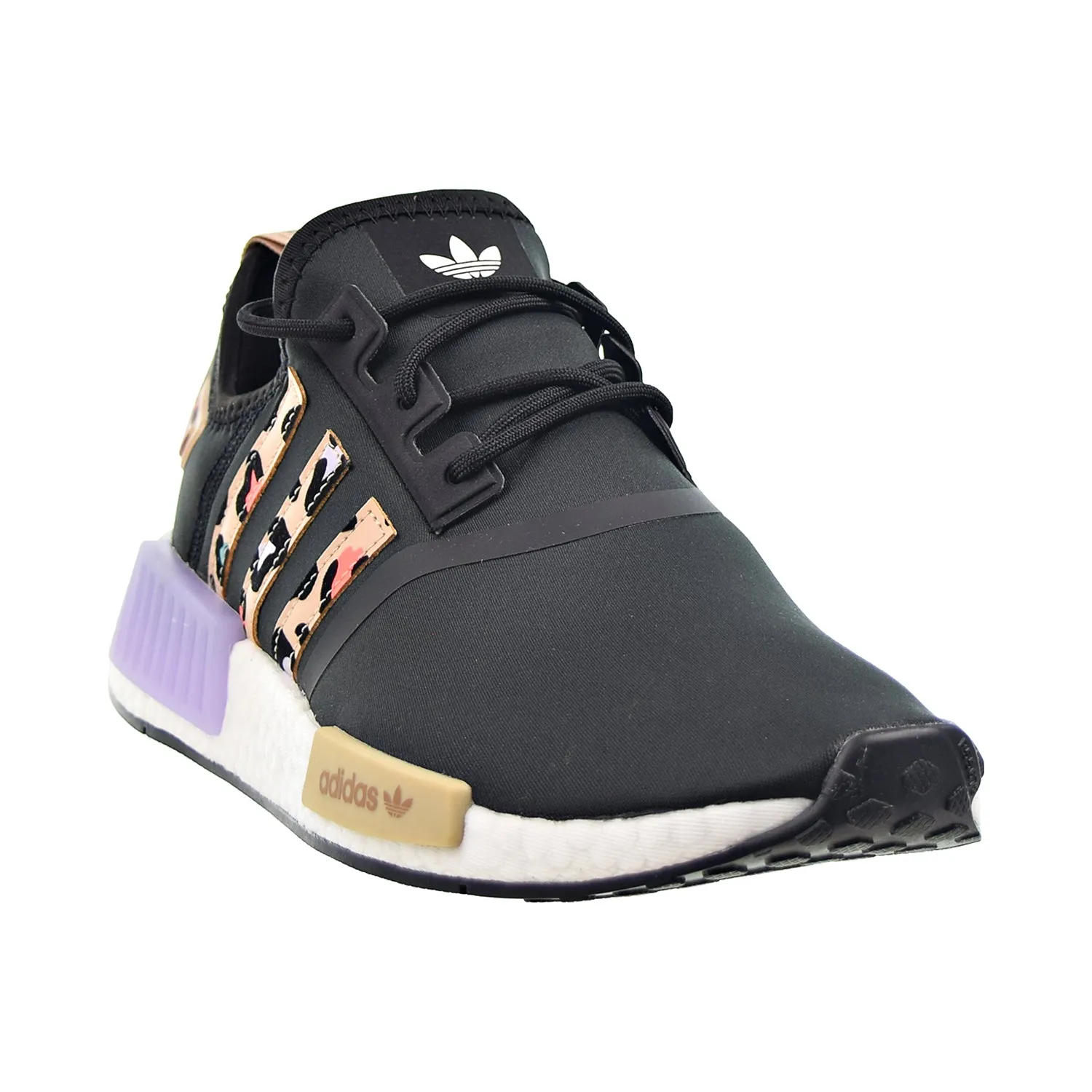 Adidas NMD_R1 Women's Shoes Core Black-Pale Nude-Purple Tint