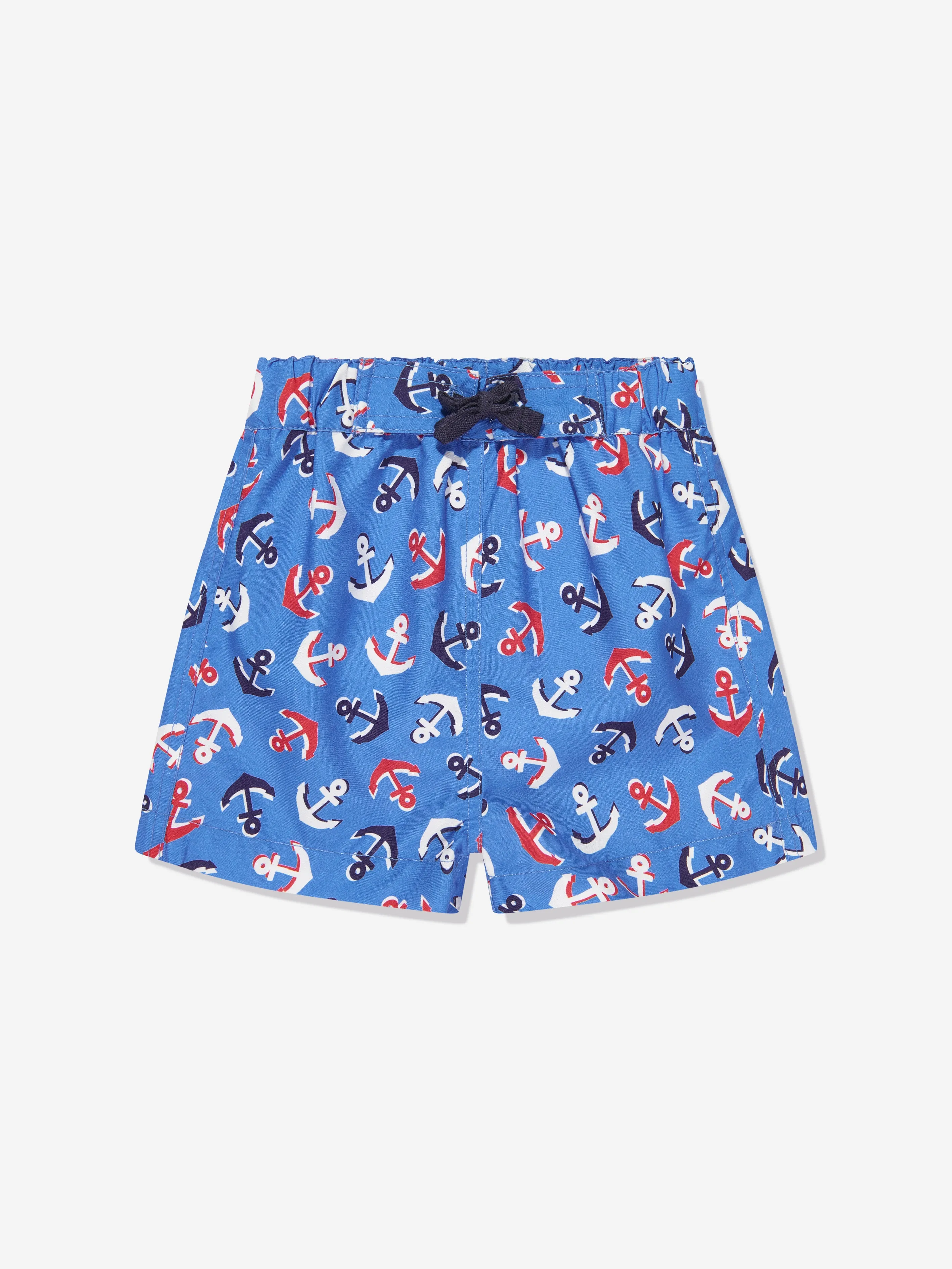 Baby Boys Anchor Swim Shorts in Blue