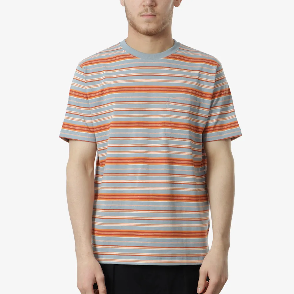 Beams Plus Multi Stripe Pocket T-Shirt