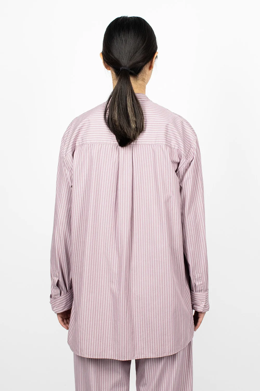 Birkenstock 1774 Pyjama Shirt Mauve Stripes