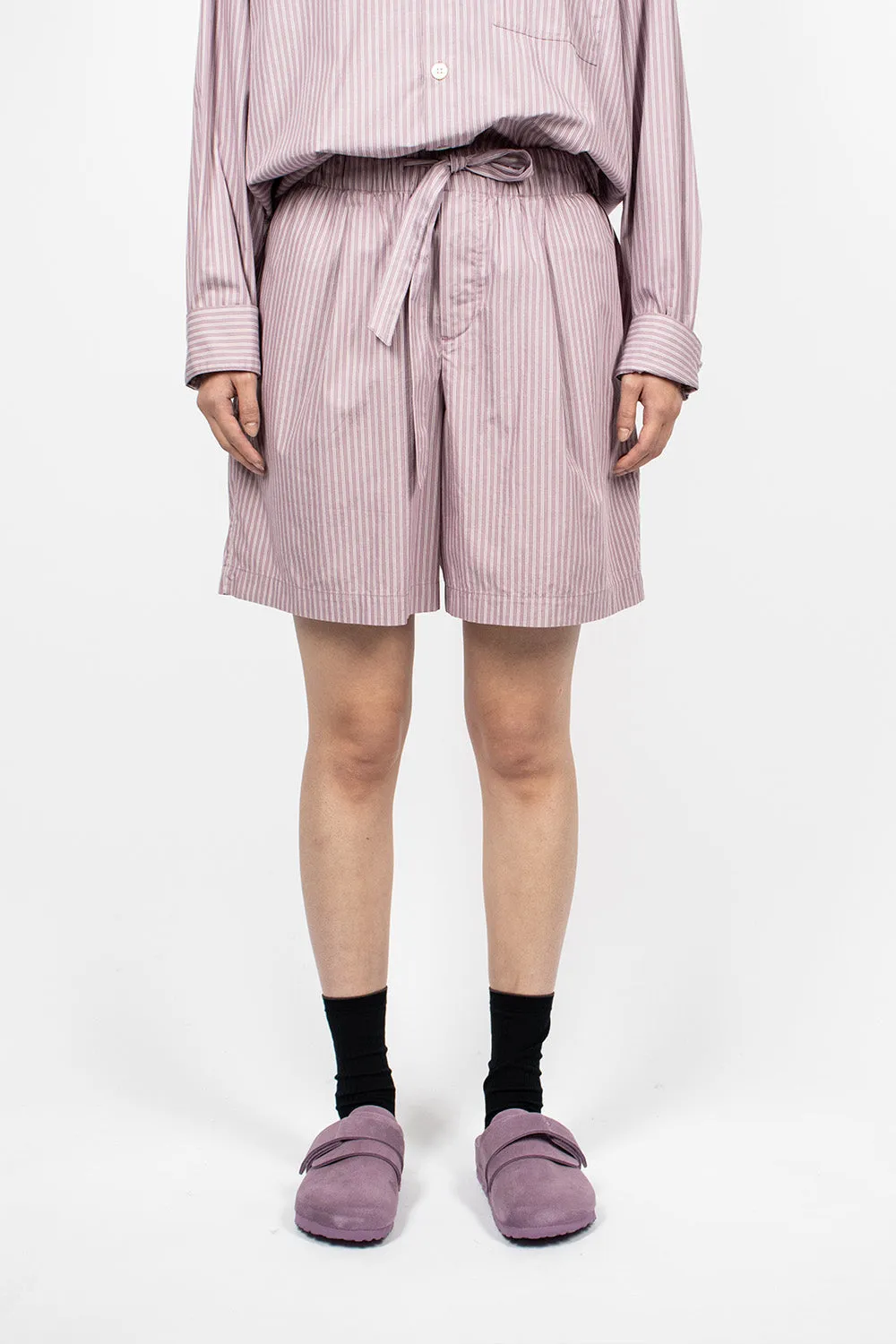 Birkenstock 1774 Pyjama Shorts Mauve Stripes