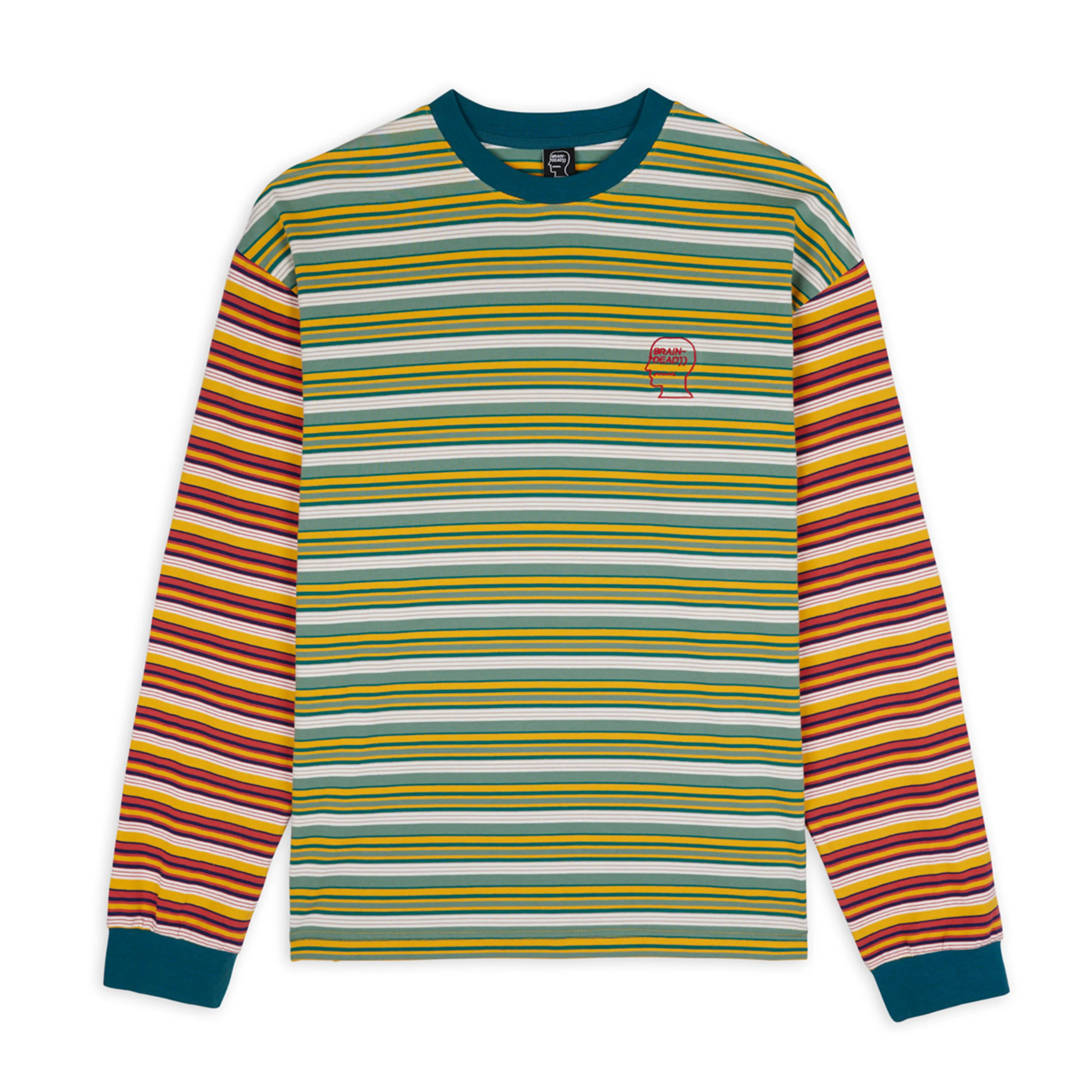 Brain Dead Nineties Blocked Striped LS T-Shirt