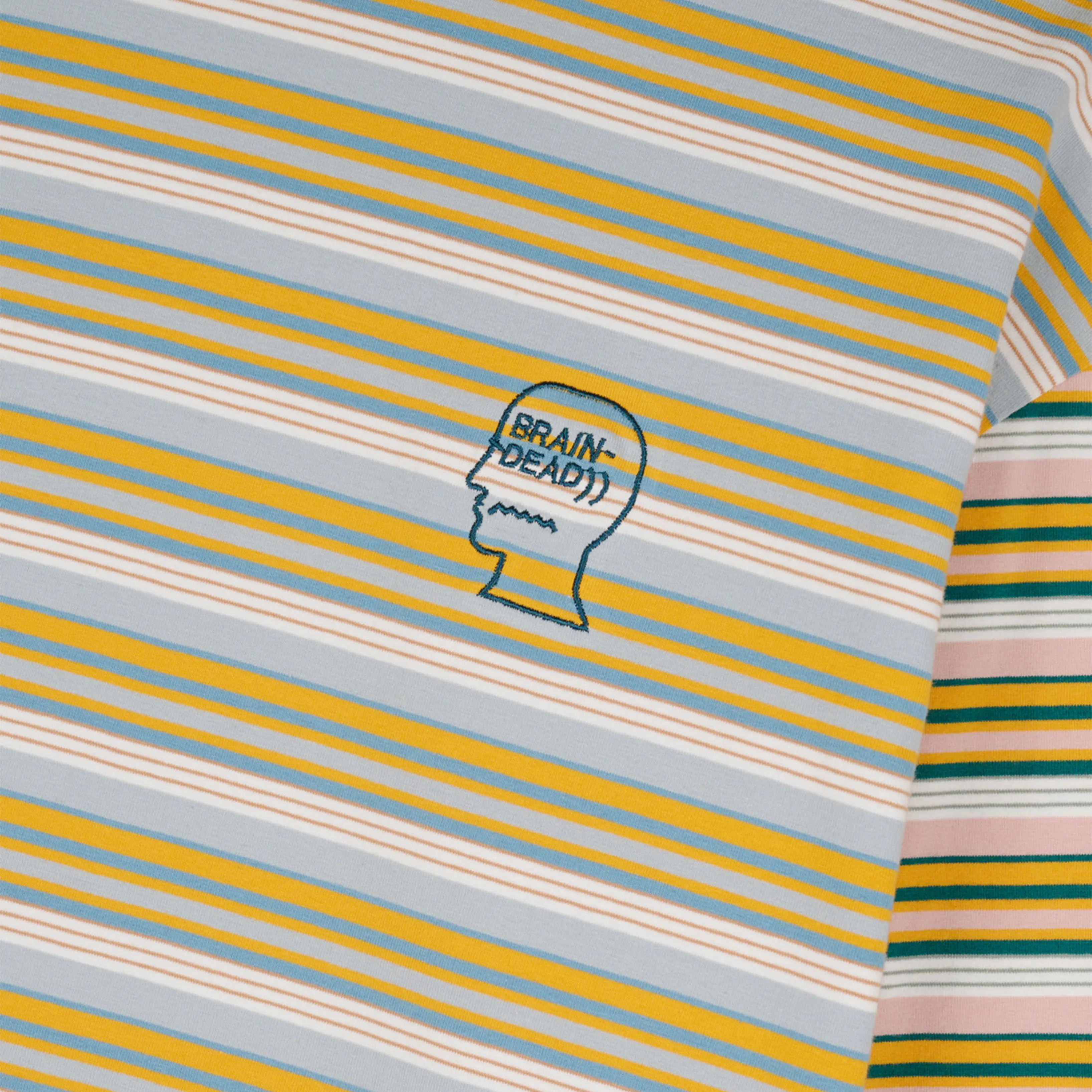 Brain Dead Nineties Blocked Striped LS T-Shirt