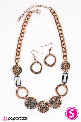 Cave Craze Copper Necklace - Paparazzi Accessories