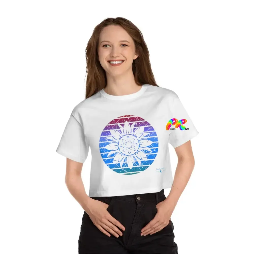 Daisy Sunset Champion Women's Cropped T-Shirt