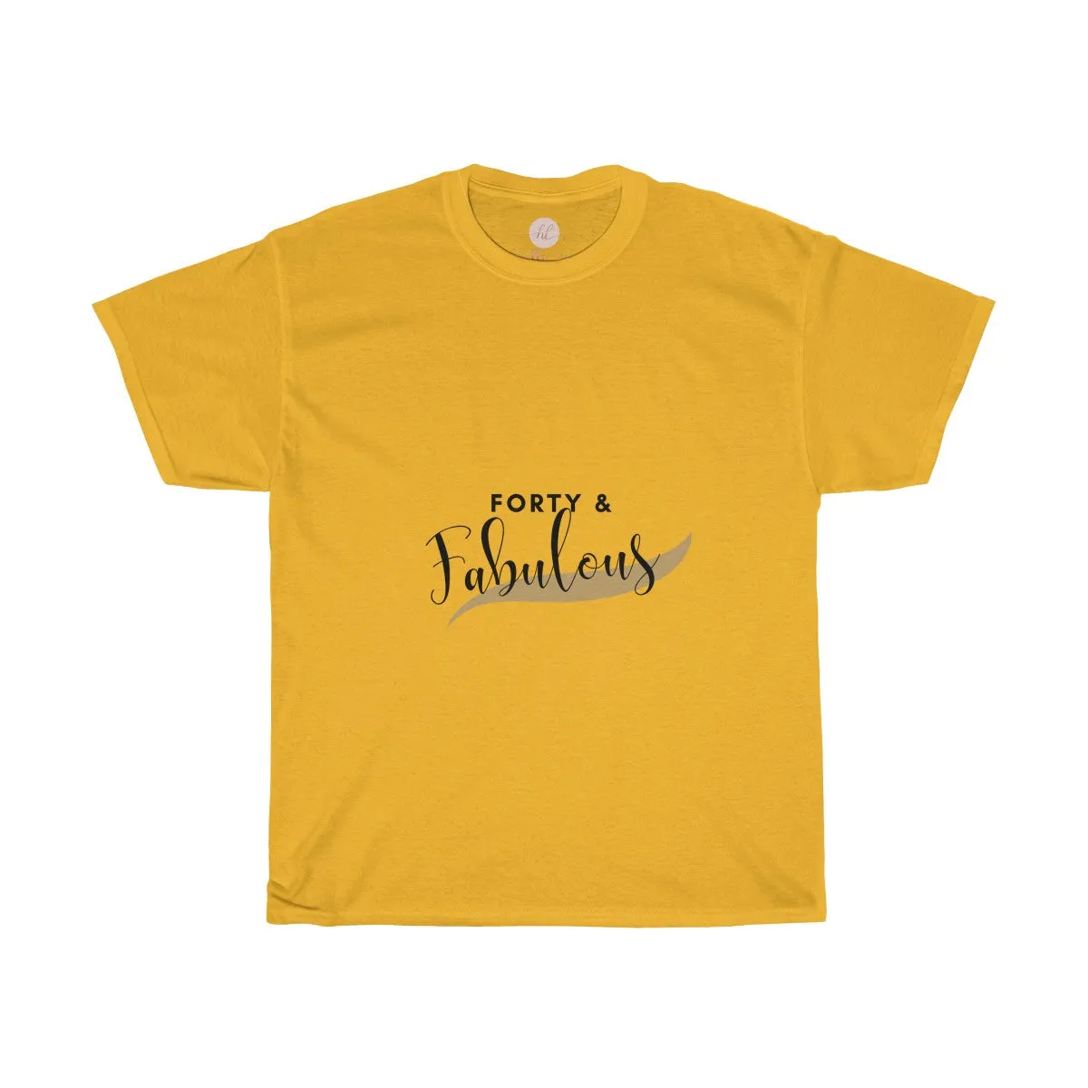 Forty & Fabulous Tee| 40 Birthday Girl Tee