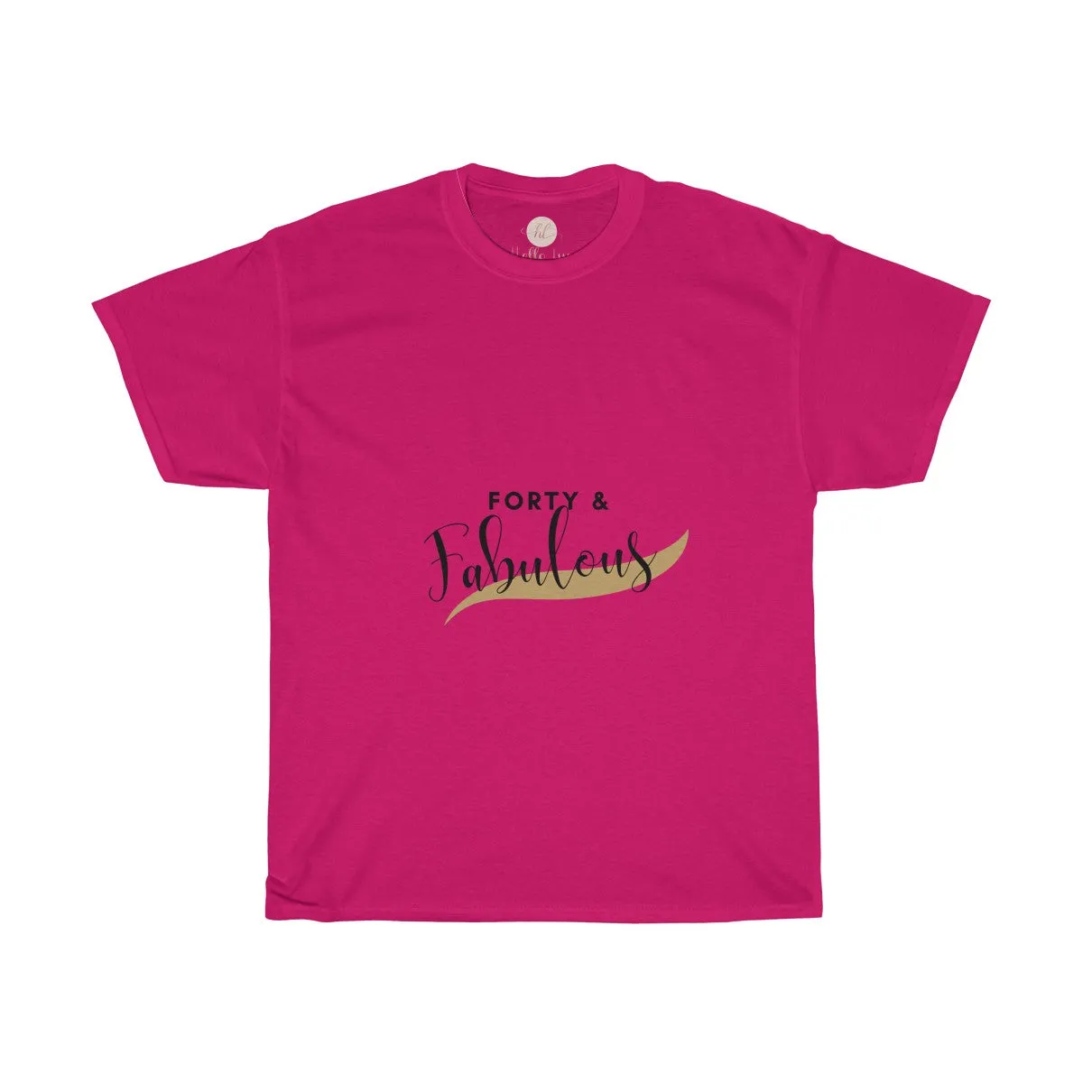 Forty & Fabulous Tee| 40 Birthday Girl Tee