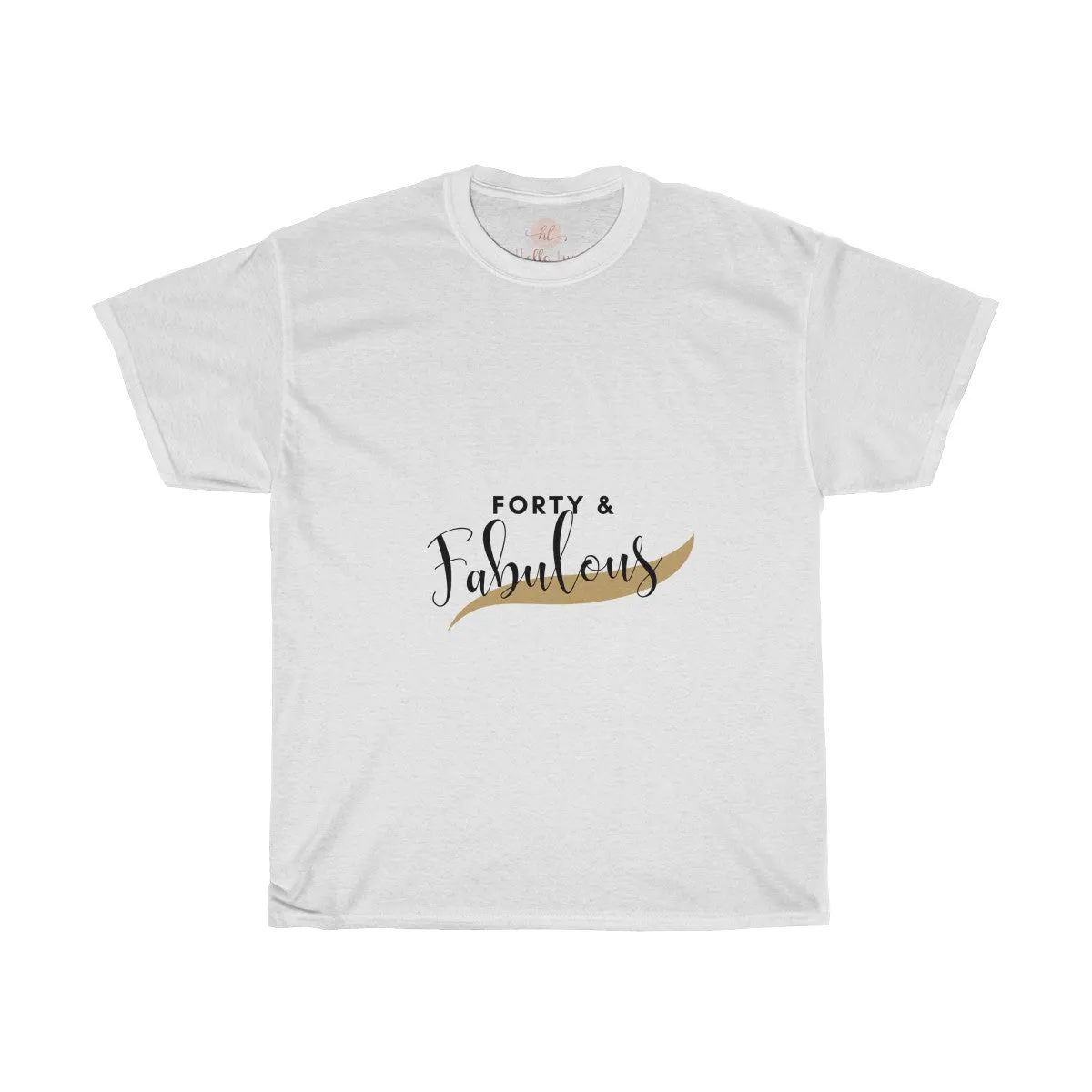 Forty & Fabulous Tee| 40 Birthday Girl Tee