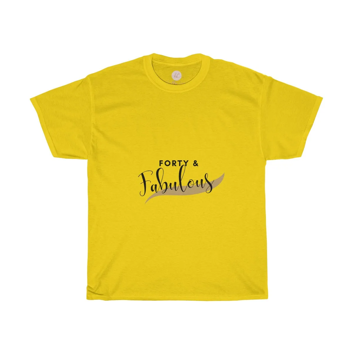 Forty & Fabulous Tee| 40 Birthday Girl Tee