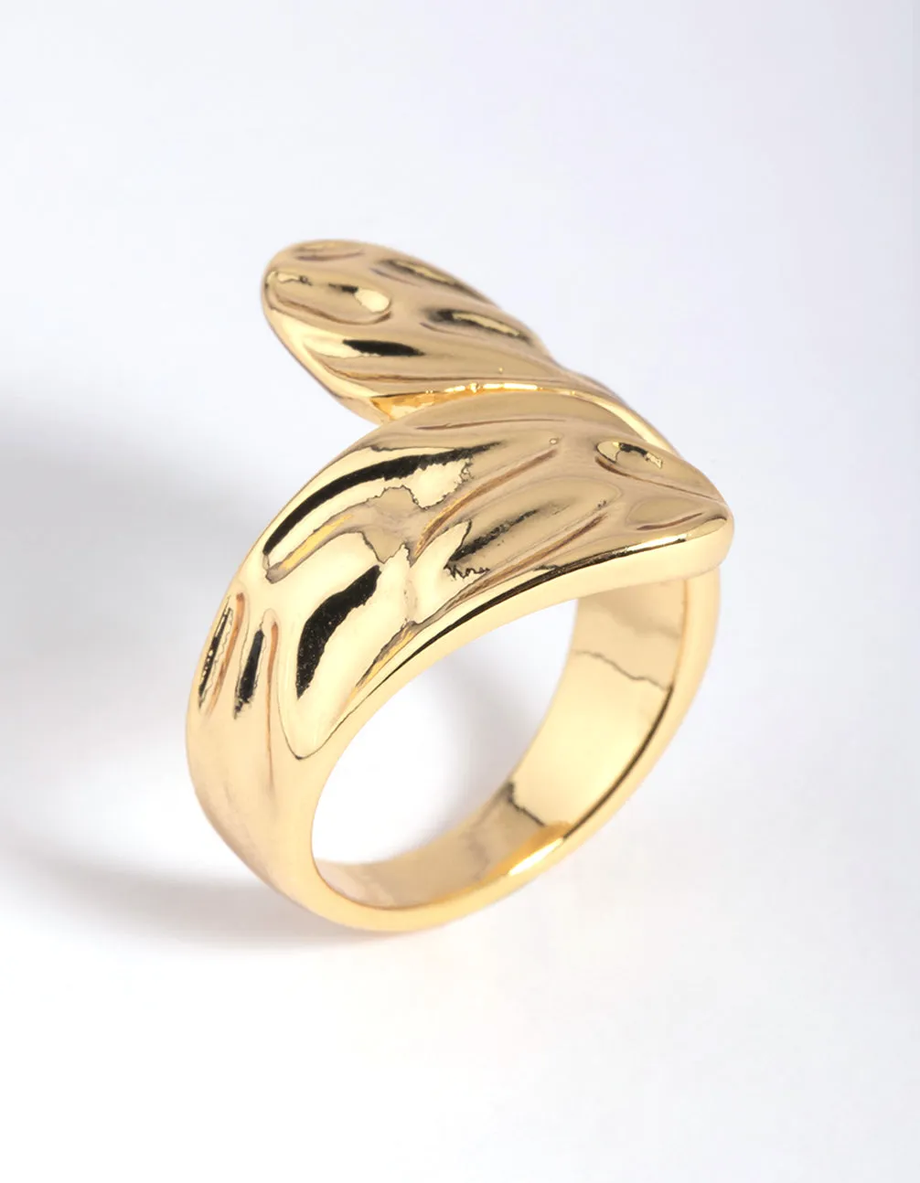 Gold Molten Wrap Ring