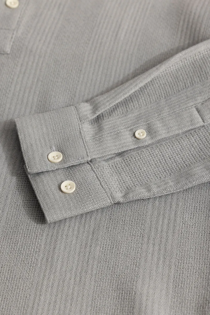 Mandarin Line Grey Kurta