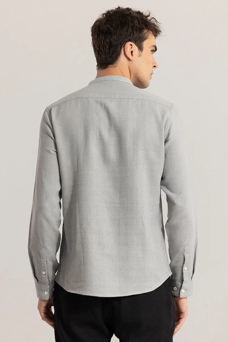 Mandarin Line Grey Kurta