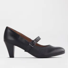 Mary Jane Court Shoe Black - 12733