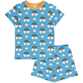 Maxomorra Rainbow Organic Cotton Short Pyjamas