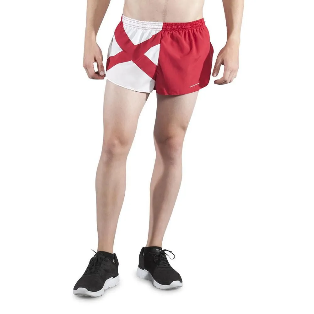 Men's 1" Elite Split Shorts- Alabama