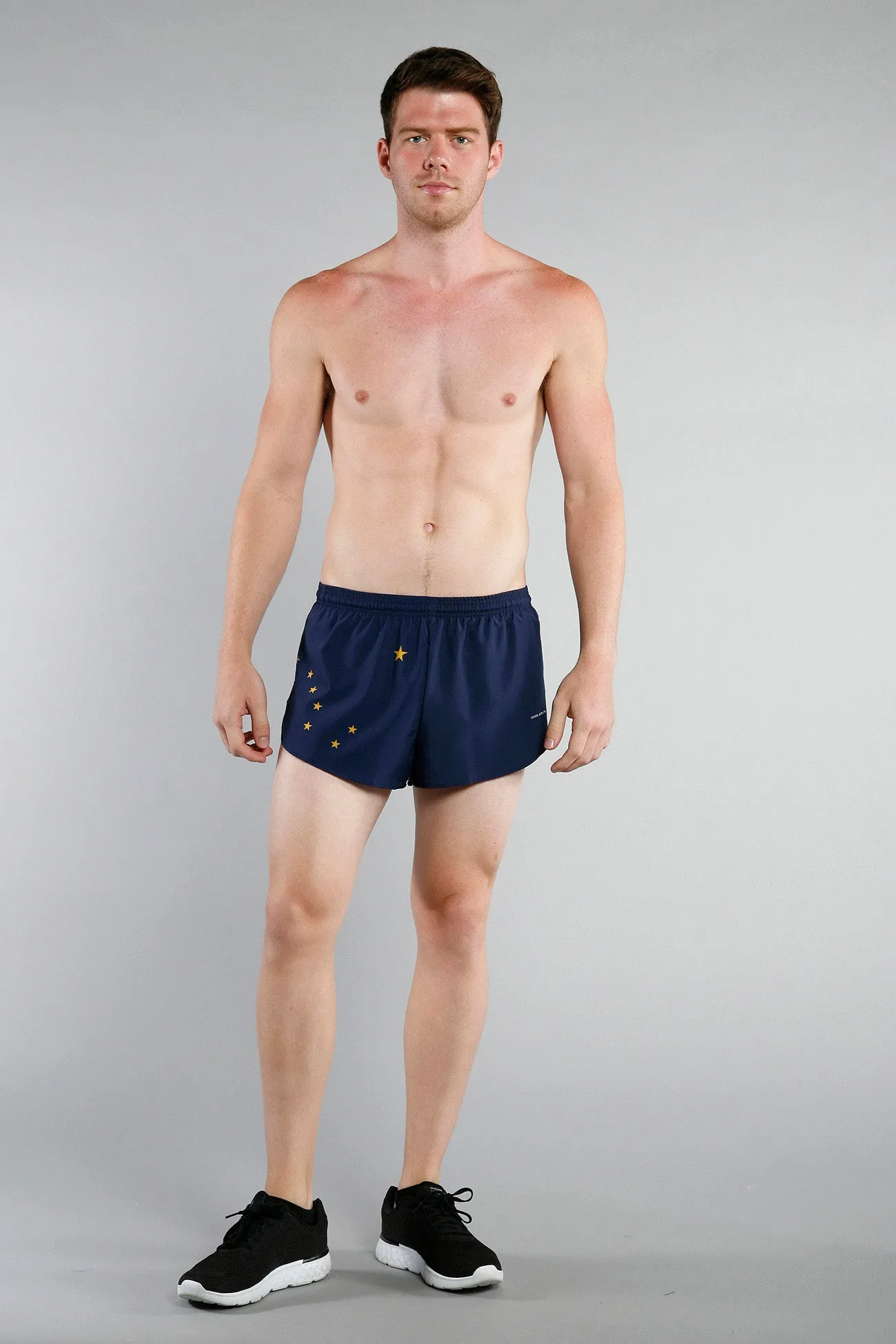 Men's 1" Elite Split Shorts- Alaska