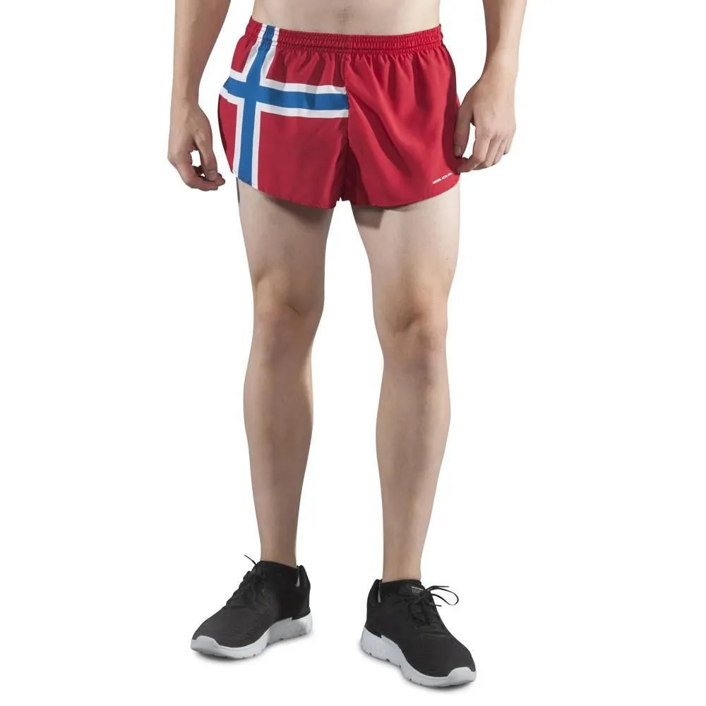 Men's 1" Elite Split Shorts- Norway