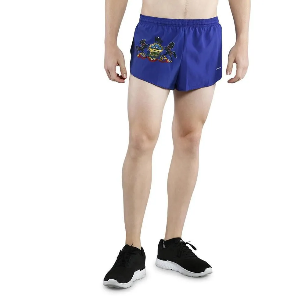 Men's 1" Elite Split Shorts- Pennsylvania