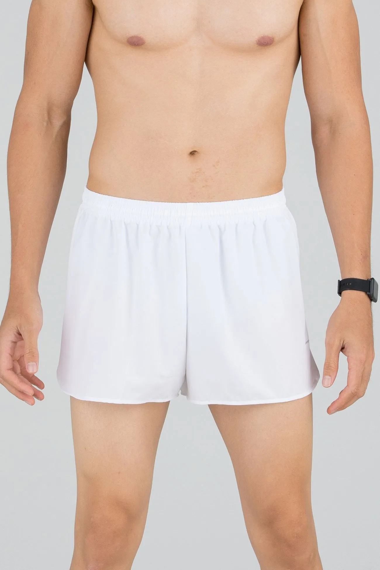 Men's Stretch 3" Half Split Trainer- White