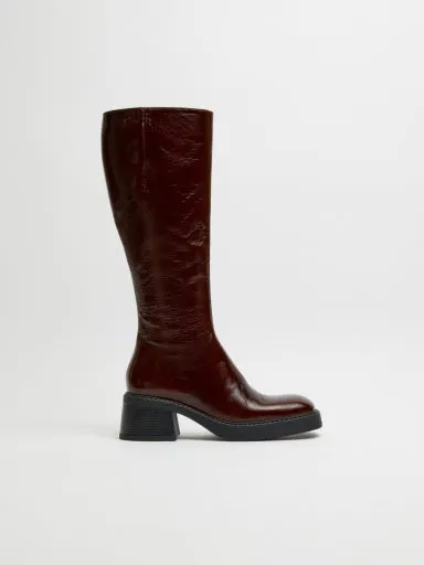 MIISTA YUMI BROWN BOOTS