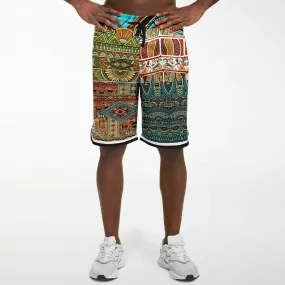 Mother Lode African Print Basketball Shorts