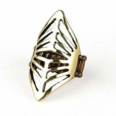 Paparazzi Accessories  - Deco Defender - Brass Ring