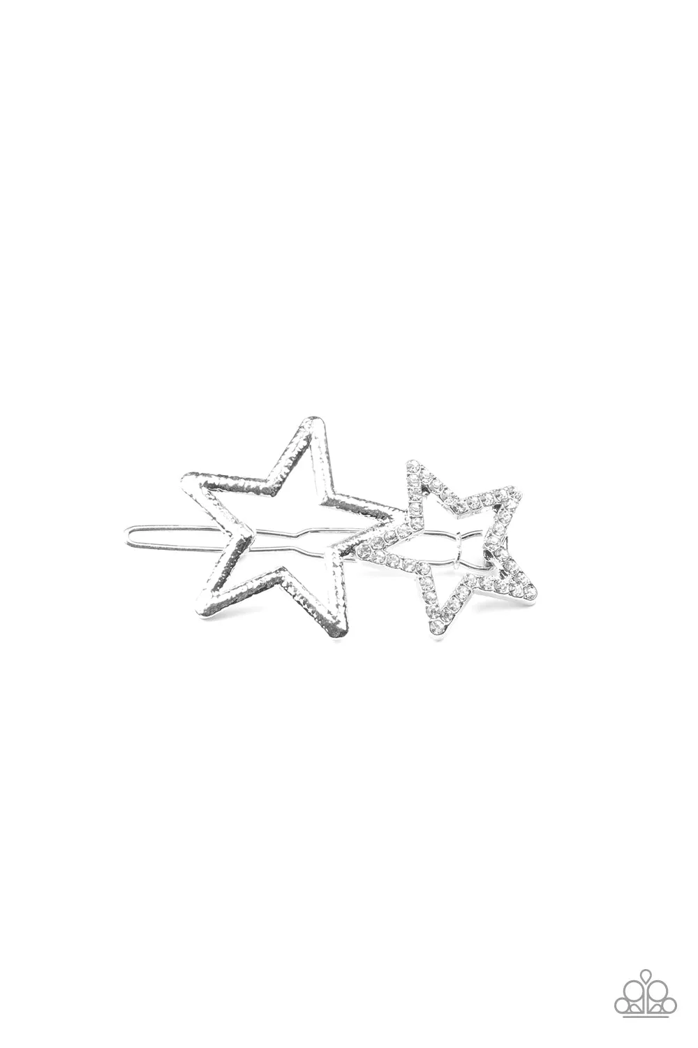 Paparazzi Accessories - Lets Get This Party STAR-ted! #HB23 Bin 1 - White Hair Accessories