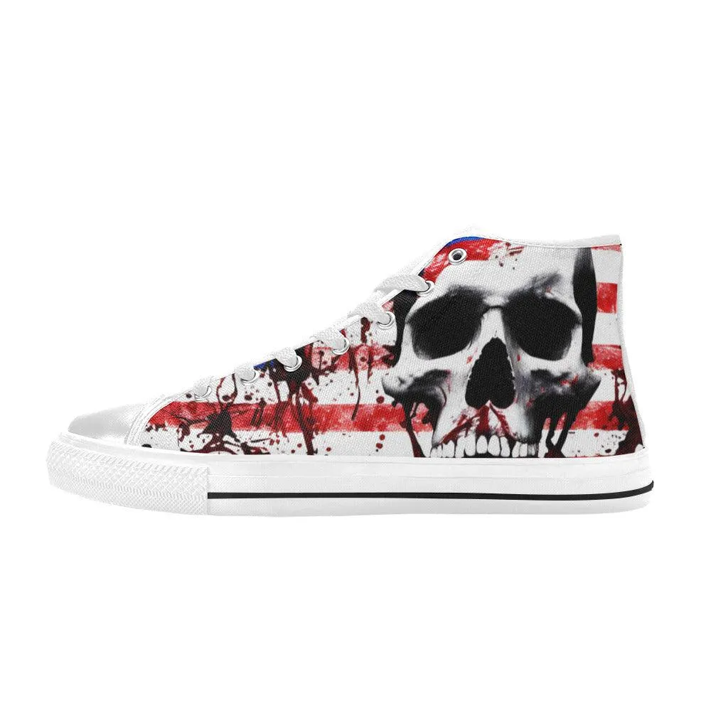 Patriotic Splatter Art Women