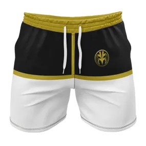 Power Rangers 'White Ranger' Gym Shorts