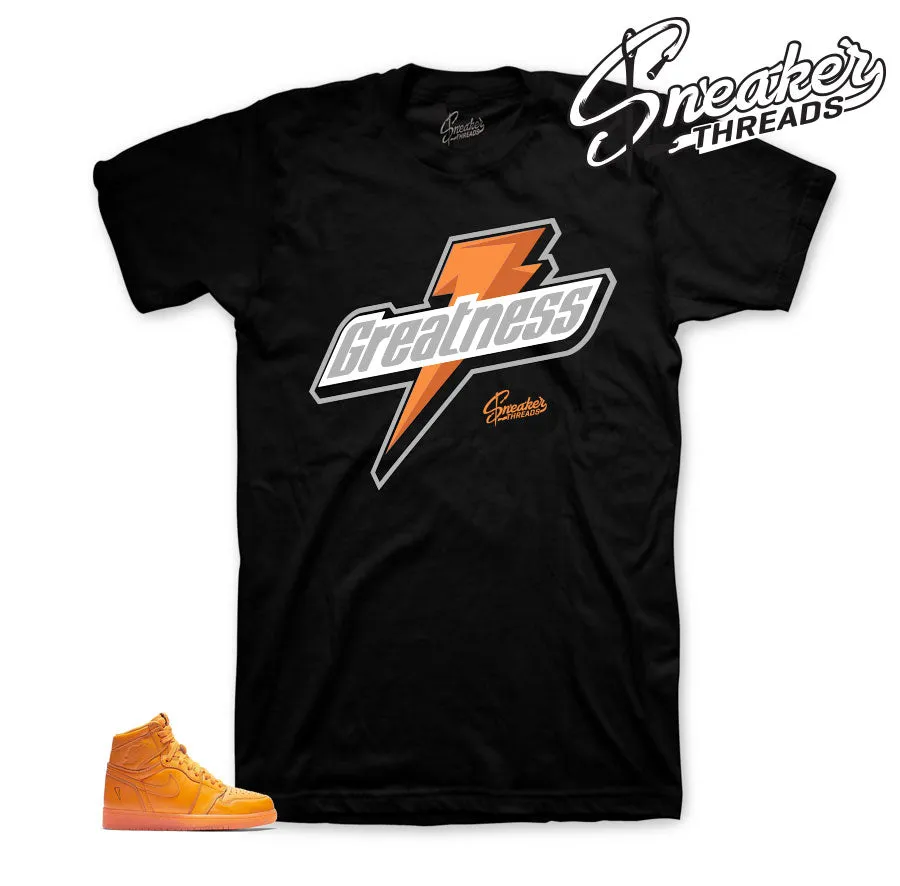 Retro 1 Orange Peel Greatness Shirt