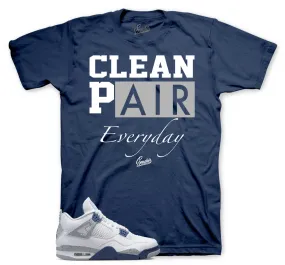 Retro 4 Midnight Navy Clean Pair Shirt