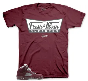 Retro 5 Burgundy Fresh & Krispy Shirt