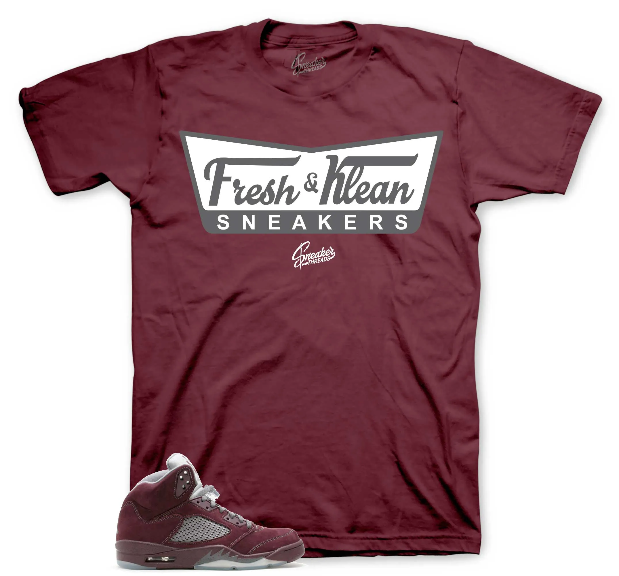 Retro 5 Burgundy Fresh & Krispy Shirt