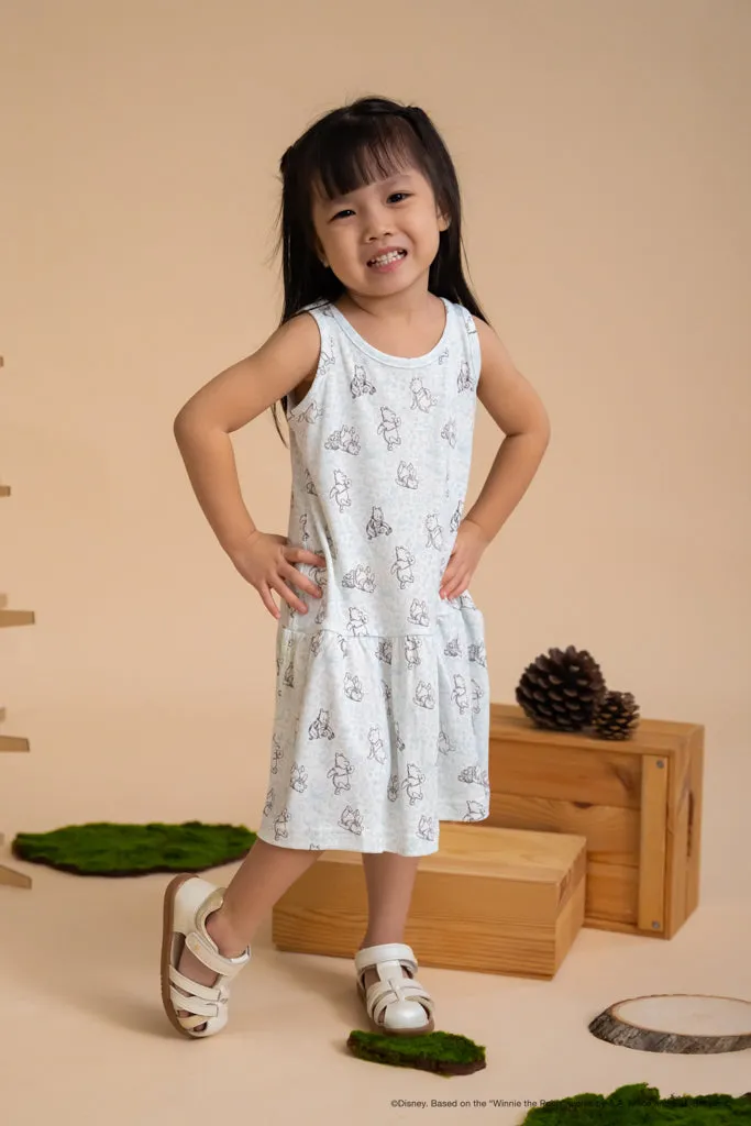 Sleeveless Dress - Blue Hunny Pooh