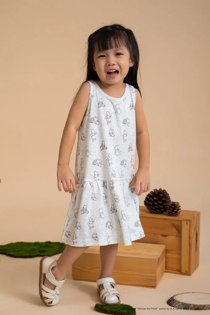 Sleeveless Dress - Blue Hunny Pooh