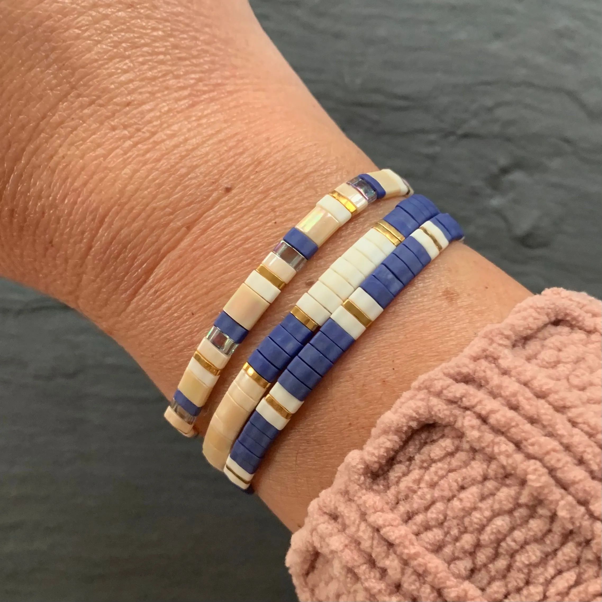 Stretch Tile Bracelet - NAUTICAL