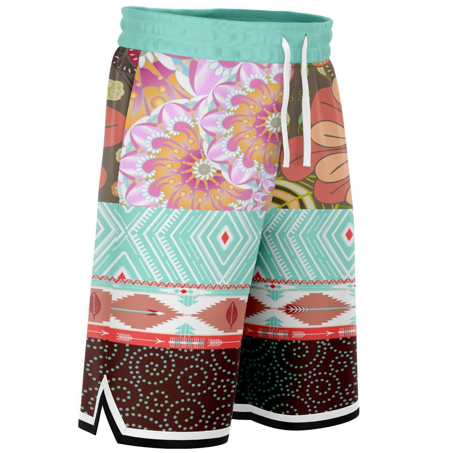 Summer of Love Unisex Basketball Shorts