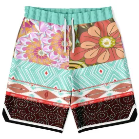 Summer of Love Unisex Basketball Shorts