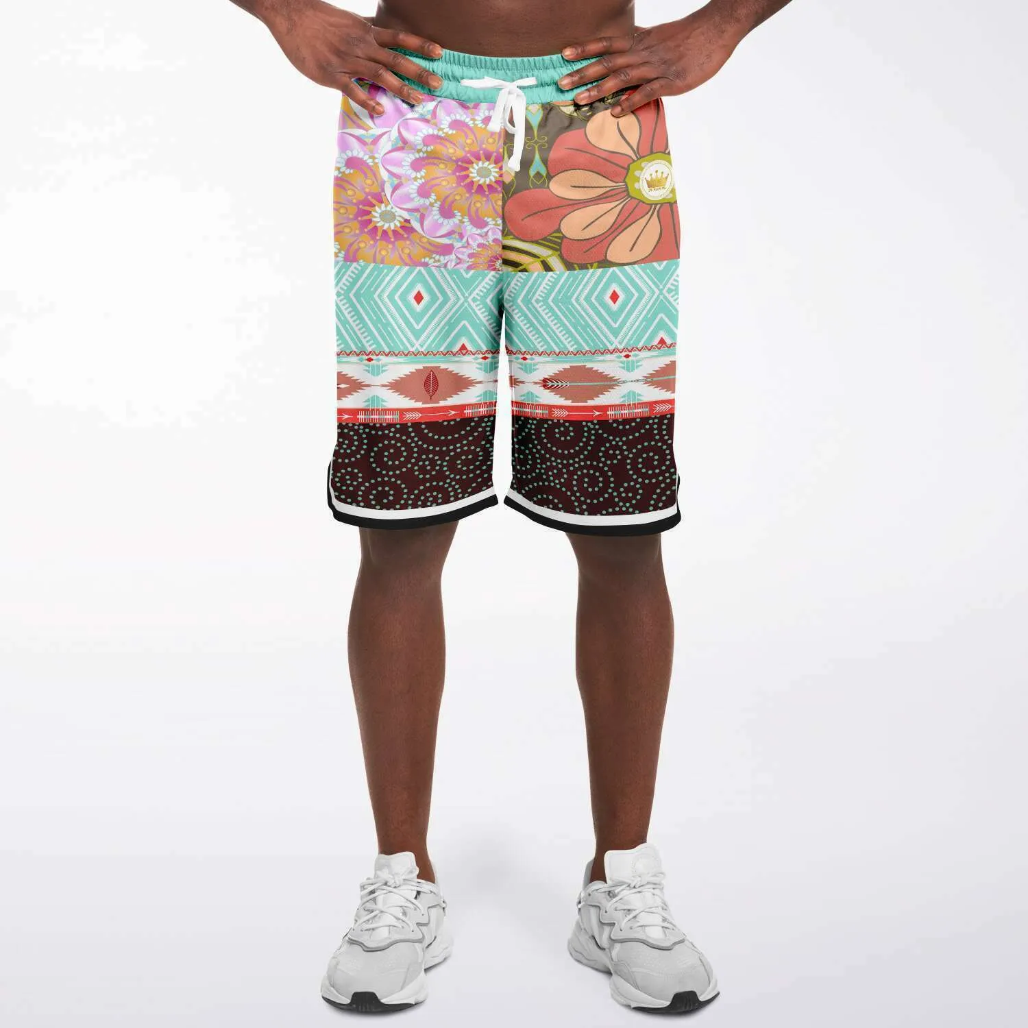 Summer of Love Unisex Basketball Shorts