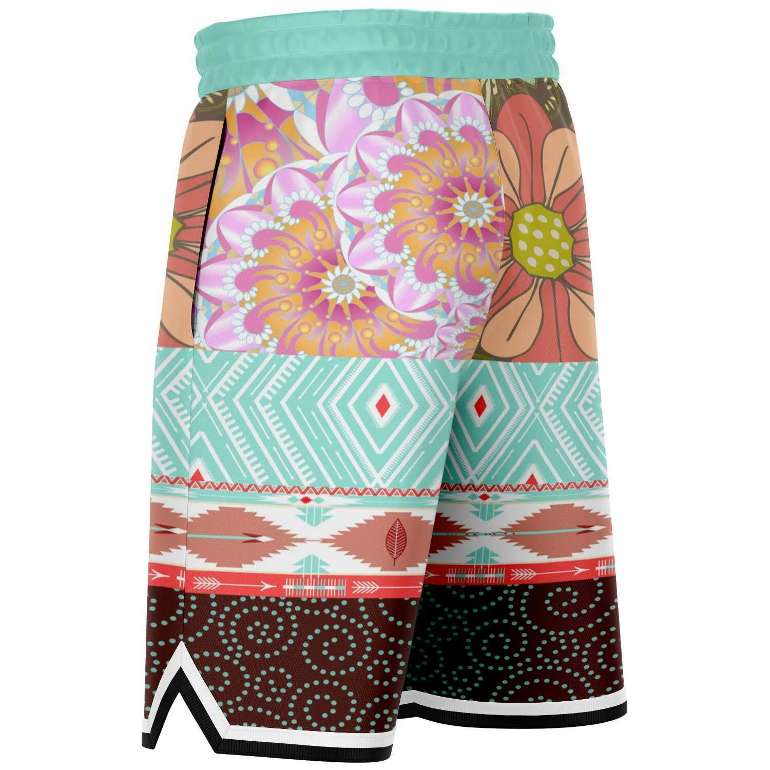 Summer of Love Unisex Basketball Shorts