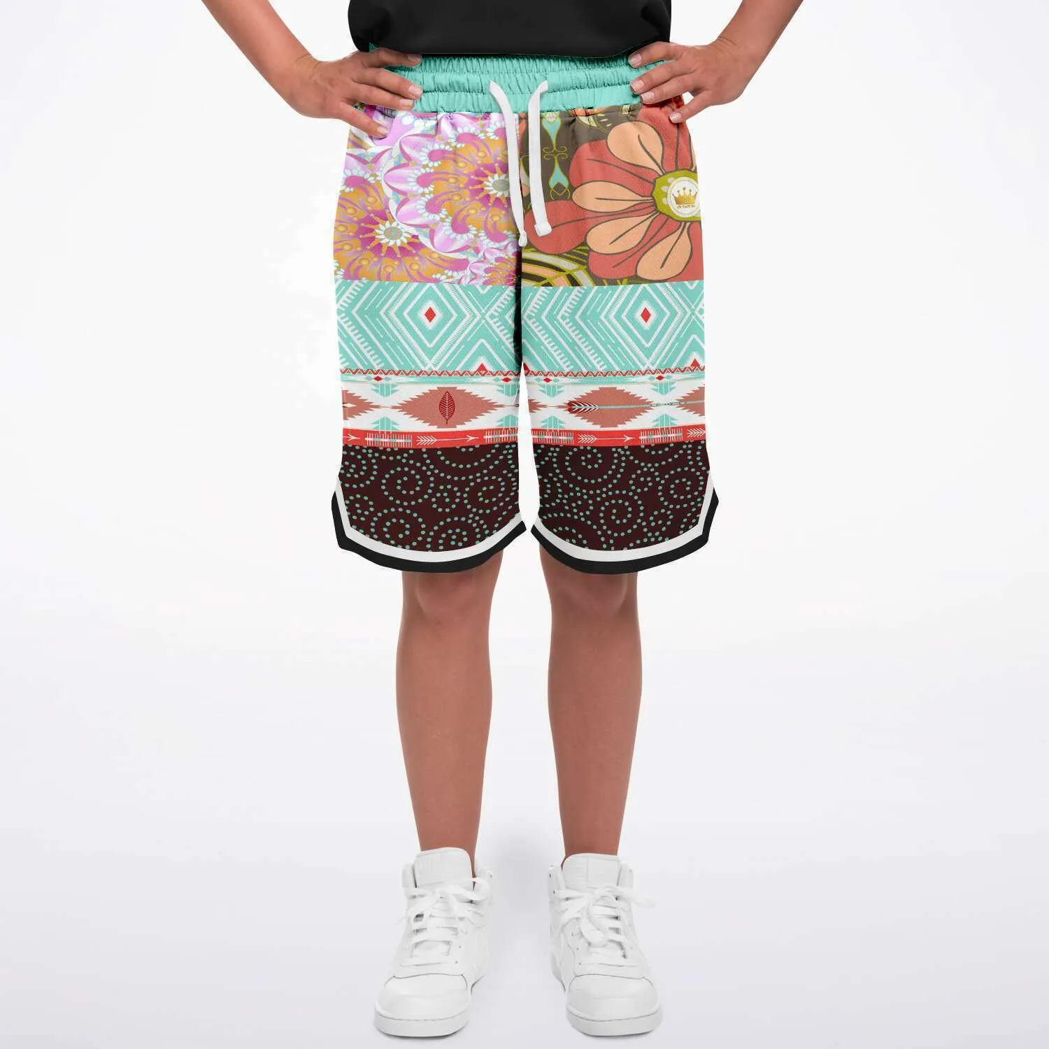 Summer of Love Unisex Basketball Shorts