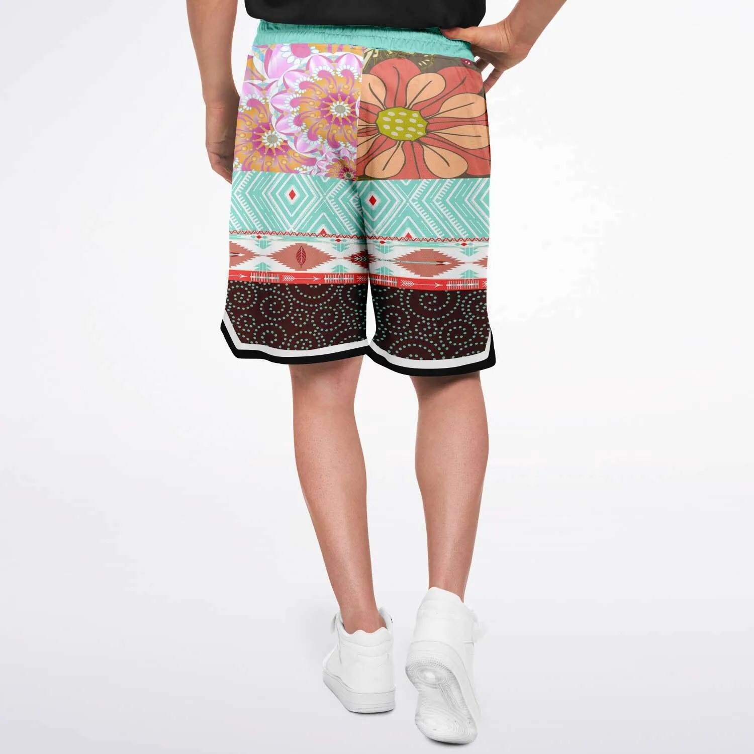 Summer of Love Unisex Basketball Shorts