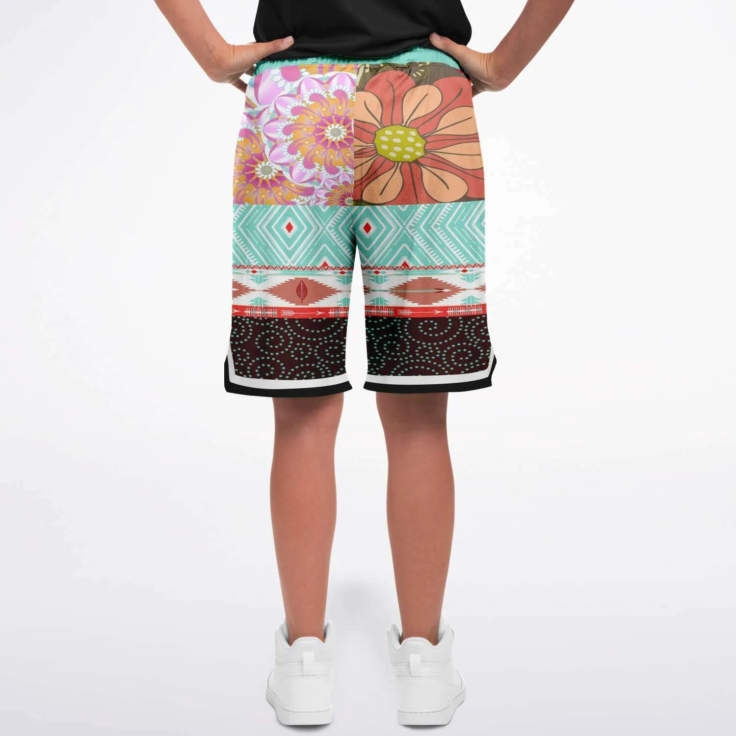 Summer of Love Unisex Basketball Shorts