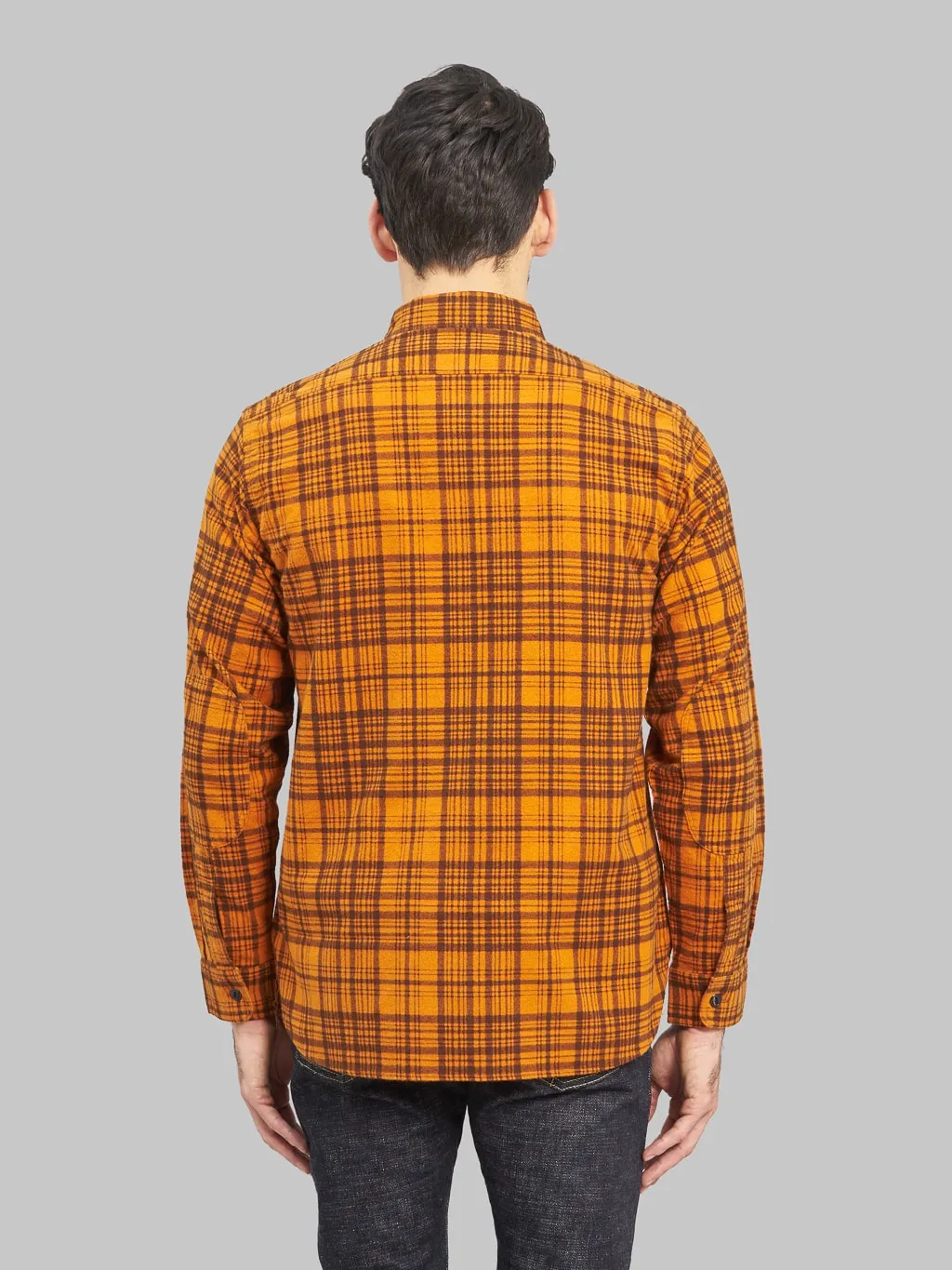 Trophy Clothing Machine Signal Check Shirt Orange