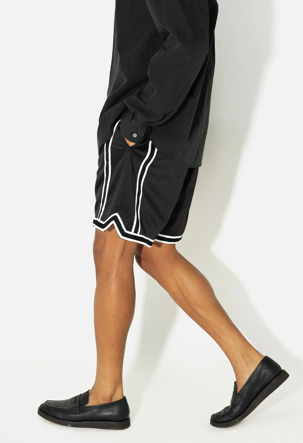 Vintage Varsity Shorts / Black