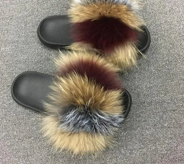 Women Faux Fur Slippers Extra Comfy