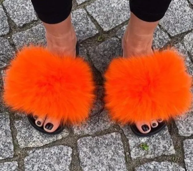 Women Faux Fur Slippers Extra Comfy