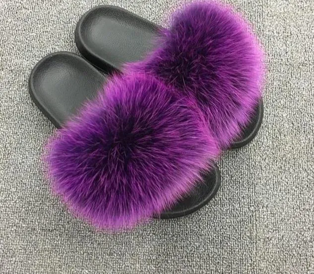 Women Faux Fur Slippers Extra Comfy