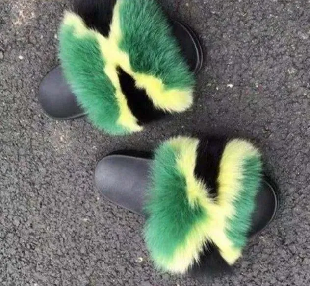 Women Faux Fur Slippers Extra Comfy